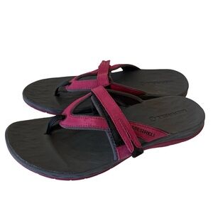 Merrell Women's Siren Flip Q2 Sandals Beet Red, Size 9